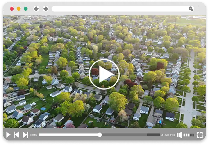 example of custom video playing on computer