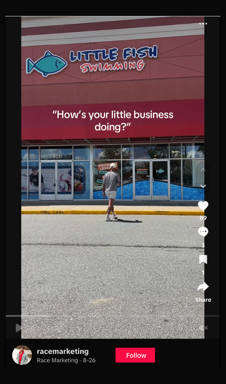 social media video post for fredericksburg company